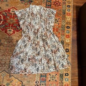 Sea New York Leopard Print Dress - Black and Brown